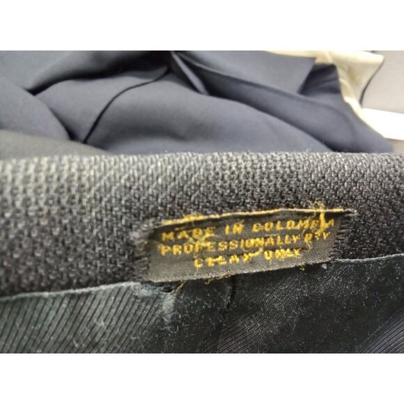 Oscar De La Renta Mens Black Suit Jacket (Size 46L) 100% Wool - Picture 3 of 6